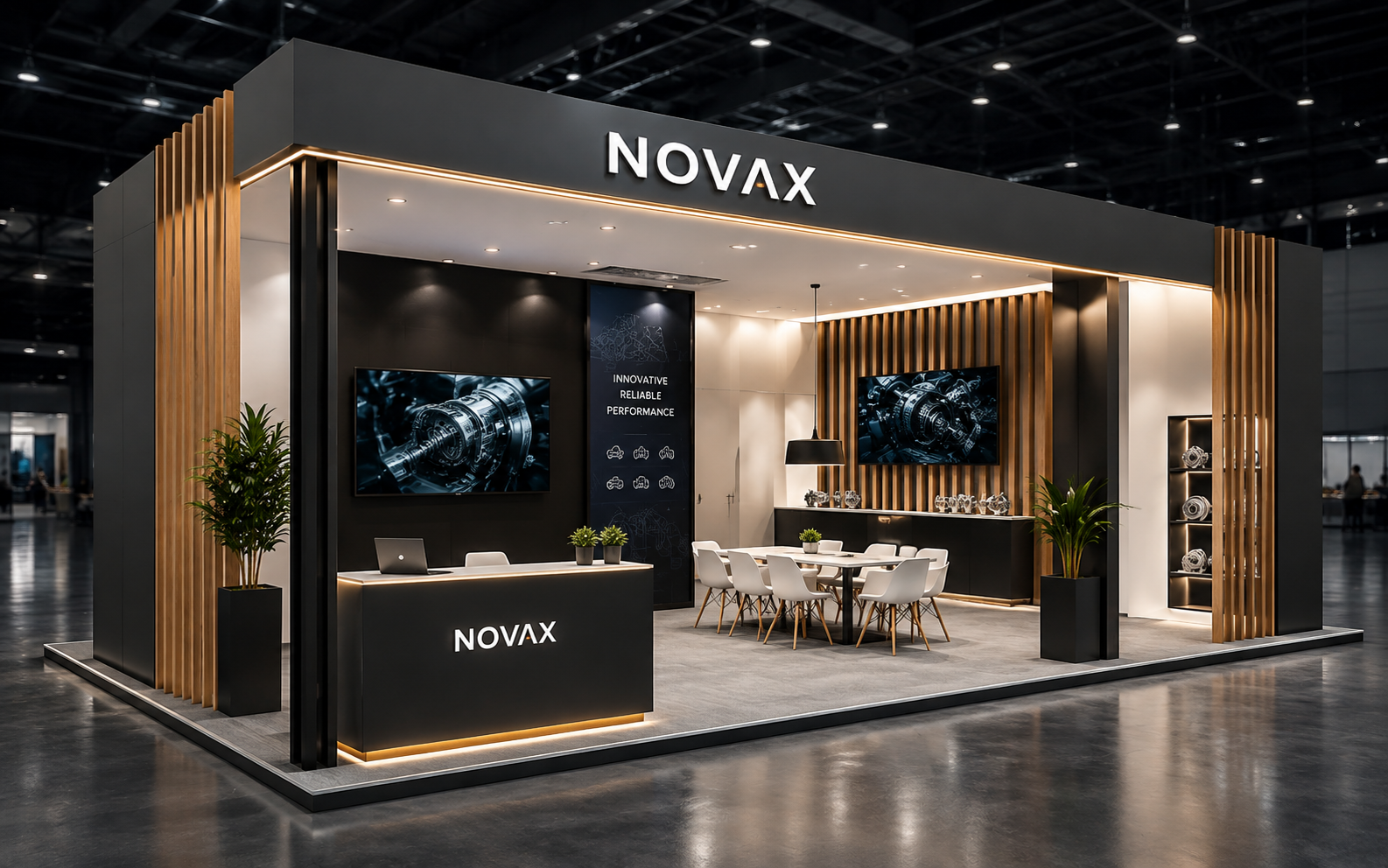 NOVAX fuar standı